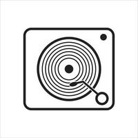 vinyle icône vecteur illustration symbole