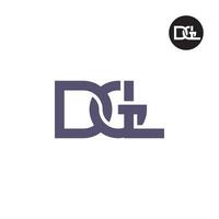 lettre dgl monogramme logo conception vecteur