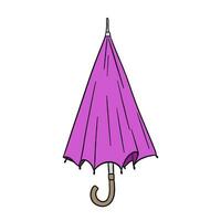 marrant mignonne parapluie vecteur illustration