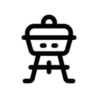 barbecue ligne icône. vecteur icône pour votre site Internet, mobile, présentation, et logo conception.