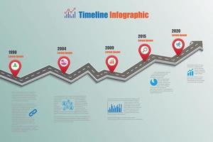 business roadmap chronologie infographie icônes conçues pour résumé fond modèle élément diagramme moderne processus pages web technologie marketing numérique données présentation graphique illustration vectorielle vecteur