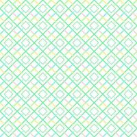 abstrait géométrique en tissu sans couture modèle dans aqua vert et blanc vecteur