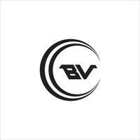 vb bv logo conception vecteur modèle