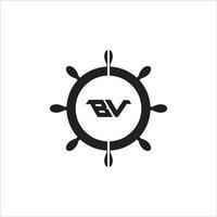 vb bv logo conception vecteur modèle