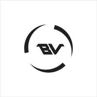 vb bv logo conception vecteur modèle