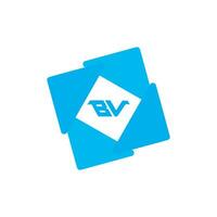 vb bv logo conception vecteur modèle