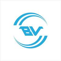 vb bv logo conception vecteur modèle