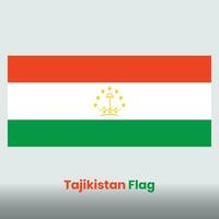 le le tadjikistan drapeau vecteur