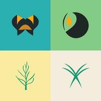 minimaliste logo conception collections concepts. vecteur