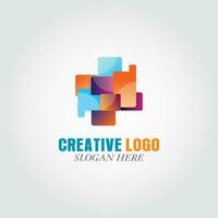 création de logo créatif vecteur
