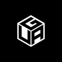 UAG lettre logo conception, inspiration pour une unique identité. moderne élégance et Créatif conception. filigrane votre Succès avec le frappant cette logo. vecteur