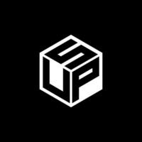 UPS lettre logo conception, inspiration pour une unique identité. moderne élégance et Créatif conception. filigrane votre Succès avec le frappant cette logo. vecteur