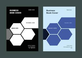 moderne affaires livre couverture, entreprise profil brochure couverture conception modèle vecteur