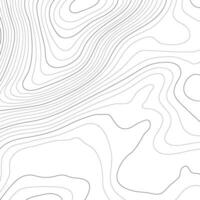 mopographique carte. le stylisé la taille de le topographique contour dans lignes et contours. vecteur Stock illustration