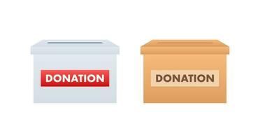 faire un don argent charité. dépôt pièce de monnaie. donner, donnant argent. vecteur Stock illustration.