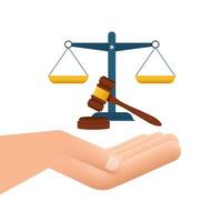 légal conseil. justice, consultation. client des questions. en ligne avocat assistance. vecteur Stock illustration.