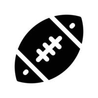 américain Football solide icône. vecteur icône pour votre site Internet, mobile, présentation, et logo conception.