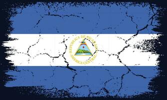 gratuit vecteur plat conception Nicaragua drapeau Contexte