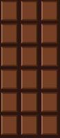 Chocolat bar conception. Chocolat bar vecteur sur blanc Contexte.