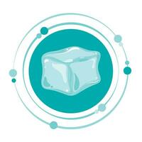 la glace cube vecteur illustration graphique icône symbole