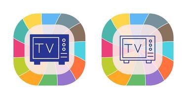 icône de vecteur de télévision