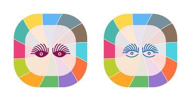 icône de vecteur de longs cils
