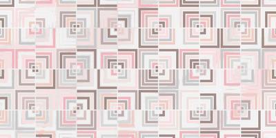 motif géométrique abstrait rectangle harmonieux de couleur pastel rose avec ligne de marbre vecteur