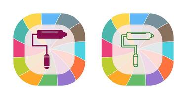 icône de vecteur de rouleau de peinture