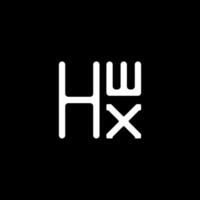 hwx lettre logo vecteur conception, hwx Facile et moderne logo. hwx luxueux alphabet conception