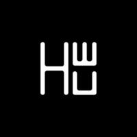 hwu lettre logo vecteur conception, hwu Facile et moderne logo. hwu luxueux alphabet conception