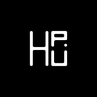 hpu lettre logo vecteur conception, hpu Facile et moderne logo. hpu luxueux alphabet conception