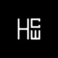 hcw lettre logo vecteur conception, hcw Facile et moderne logo. hcw luxueux alphabet conception