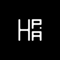 hpa lettre logo vecteur conception, hpa Facile et moderne logo. hpa luxueux alphabet conception