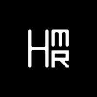 hmr lettre logo vecteur conception, hmr Facile et moderne logo. hmr luxueux alphabet conception