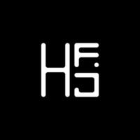 hfj lettre logo vecteur conception, hfj Facile et moderne logo. hfj luxueux alphabet conception