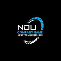 ndu lettre logo vecteur conception, ndu Facile et moderne logo. ndu luxueux alphabet conception