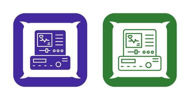 icône de vecteur d'électrocardiogramme