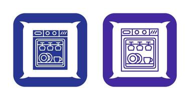 icône de vecteur de lave-vaisselle