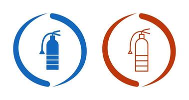 icône de vecteur d'extincteur unique