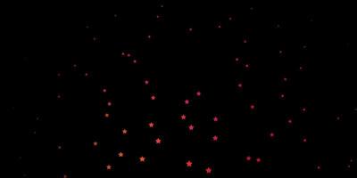 modèle vectoriel rose foncé, rouge avec des étoiles au néon.