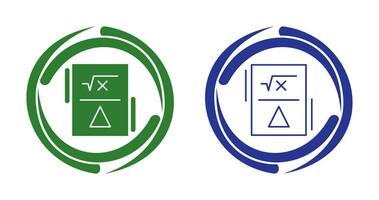 icône de vecteur de formule