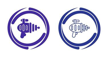 icône de vecteur de pistolet laser