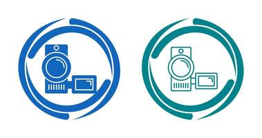 icône de vecteur d'enregistreur vidéo