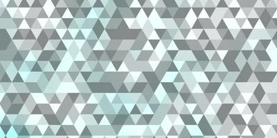 modèle vectoriel bleu clair avec des cristaux, des triangles.