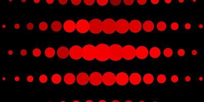 modèle de vecteur rouge foncé avec des cercles.