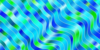 modèle vectoriel bleu clair, vert avec des lignes.