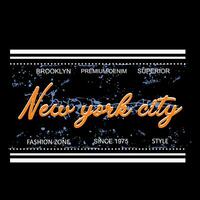Nouveau york ville, New York, tee graphique typographie pour impression illustration t chemise vecteur art ancien