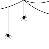 araignée Halloween décoration élément vecteur Contexte .