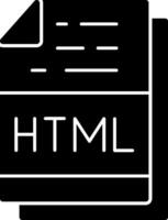 html fichier format vecteur icône conception