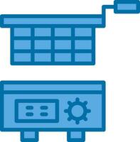 Profond friteuse vecteur icône conception